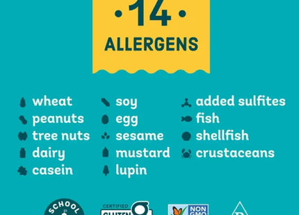 a poster with the words free from allergys