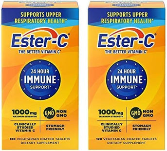 Ester-C Vitamin C Immune Support Tablets 1000 Mg 120Ct (2 Pack) - Health Care > Vitamins & Lifestyle Supplements