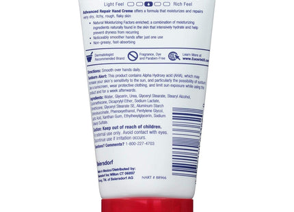 Eucerin Advanced Repair Extra-Enriched Hand Cream Fragrance Free 2.7oz (8 Pack) - Personal Care > Skin Lotion &