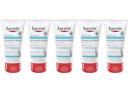 Eucerin Advanced Repair Extra-Enriched Hand Cream Fragrance Free 2.7oz (8 Pack) - Personal Care > Skin Lotion &