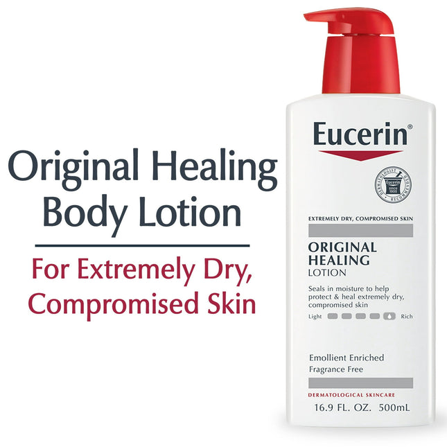 Eucerin Original Healing Soothing Repair Lotion Fragrance Free 16.9oz (2 Pack) - Personal Care > Skin & Moisturizer