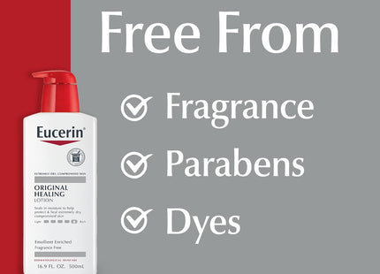 Eucerin Original Healing Soothing Repair Lotion Fragrance Free 16.9oz - Personal Care > Skin & Moisturizer