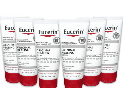 Eucerin Original Healing Soothing Repair Moisturizer Unscented 2oz (4 Pack) - Personal Care > Skin Lotion &