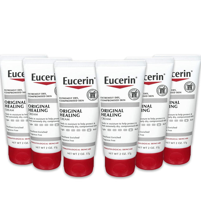 Eucerin Original Healing Soothing Repair Moisturizer Unscented 2oz (6 Pack) - Personal Care > Skin Lotion &