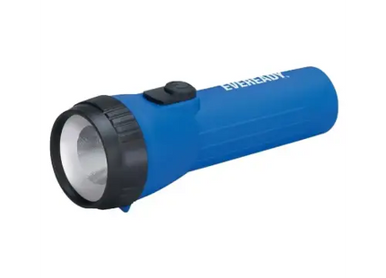 the blue flashlight is a flashlight that can be used for lighting