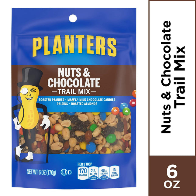 Planters Nuts And Chocolate, Trail Mix, 6 Ounce (Pack Of 1)