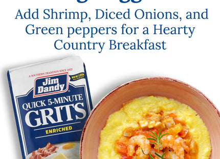 Jim Dandy A Taste Of The Old South, Quick 5-Minute, Enriched Quick Grits, 32 Ounce (Pack Of 2)