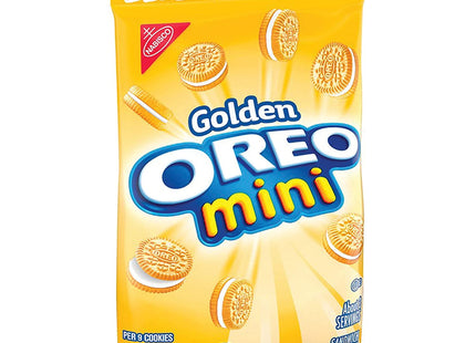 Nabisco OREO Mini Golden Sandwich Cookies, Vanilla Flavor, 3 Ounce (Pack Of 1)