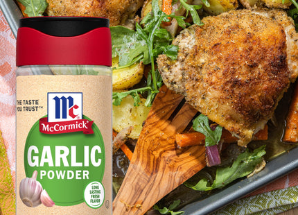 McCormick, Kosher Garlic Spices & Seasonings Powder, Cooking And Seasoning Food tableside, 3.12 Ounce (Pack Of 8)