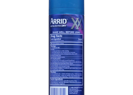 Arrid XX Extra Dry Antiperspirant & Deodorant, Morning Clean, Aerosol Can Spray, 6 Ounce (Pack Of 6)