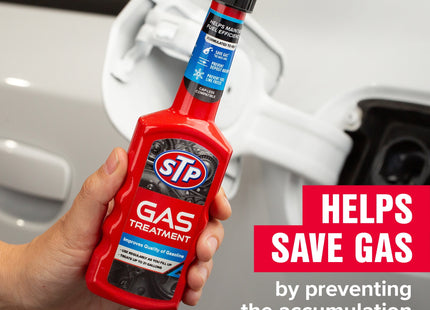 STP Gas Treatment, Bottled Fuel System Cleaner Improves Gas Quality, 5.25 Ounce (Pack Of 24)