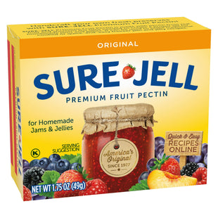 Sure Jell Original Baking & Canning Premium Fruit Pectin, For Homemade Jams & Jellies, 1.75 Ounce (Pack Of 18)