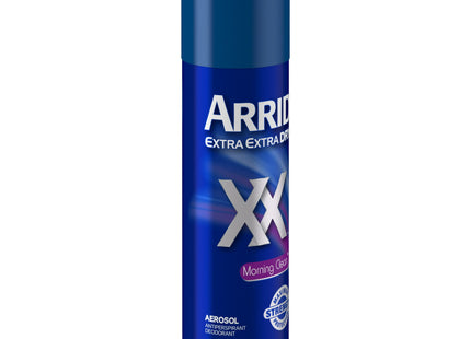 Arrid XX Extra Dry Antiperspirant & Deodorant, Morning Clean, Aerosol Can Spray, 6 Ounce (Pack Of 12)