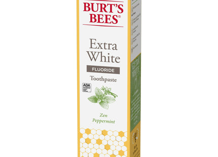 Burt`s Bees Extra White Toothpaste, Fluoride Toothpaste, Natural Flavor, Mountain Mint, 4.7 oz (Pack Of 3)