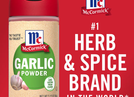 McCormick, Kosher Garlic Spices & Seasonings Powder, Cooking And Seasoning Food tableside, 3.12 Ounce (Pack Of 8)