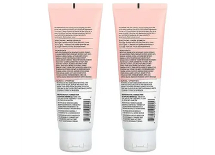 two tubes of pink tinted cream on a white background