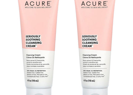 Acure Seriously Soothing Cleansing Cream 4 fl oz (Pack Of 12) - Health & Beauty > Personal Care Cosmetics Skin Facial