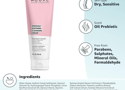 Acure Seriously Soothing Cleansing Cream 4 fl oz (Pack Of 12) - Health & Beauty > Personal Care Cosmetics Skin Facial