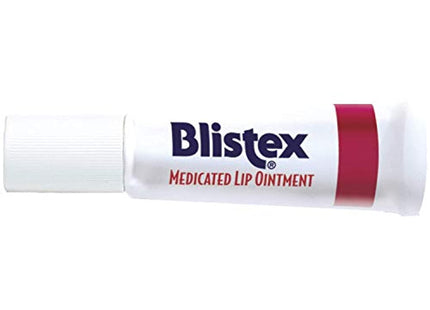 Blistex Medicated Ointment Lip Balm Stick, Relieving, moisturizing, and soothing for lip irritation Cold Sores, 0.21 Ounce (Pack Of 6)