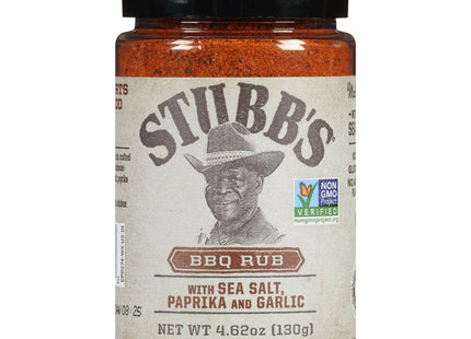 Stubb's All Purpose BBQ Barbecue Rub, With sea salt, paprika and garlic, 4.62 Ounce (Pack Of 6)