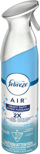 Febreze Odor-Fighting Air Freshener Heavy Duty Crisp Clean Scent 8.8oz (6 Pack) - Household Supplies > Home Fragrances