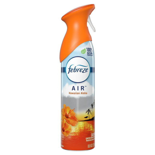 Febreze Odor-Fighting Air Freshener Aerosol Hawaiian Aloha Scent 8.8oz (60 Pack) - Household Supplies > Home Fragrances