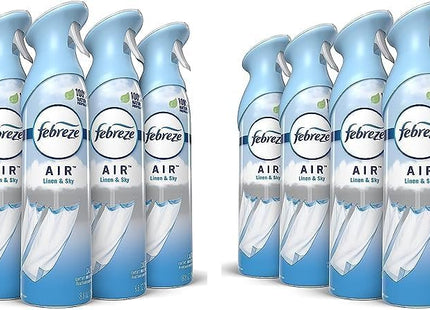 Febreze Odor-Fighting Air Freshener Aerosol Linen & Sky Scent 8.8oz (3 Pack) - Household Supplies > Home Fragrances