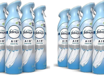 Febreze Odor-Fighting Air Freshener Aerosol Linen & Sky Scent 8.8oz (24 Pack) - Household Supplies > Home Fragrances