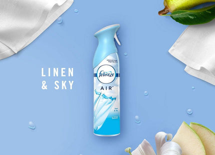 Febreze Odor-Fighting Air Freshener Aerosol Linen & Sky Scent 8.8oz (12 Pack) - Household Supplies > Home Fragrances