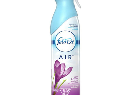 Febreze Odor-Fighting Air Freshener Aerosol Spring & Renewal Scent 8.8oz (6 Pack) - Household Supplies > Home