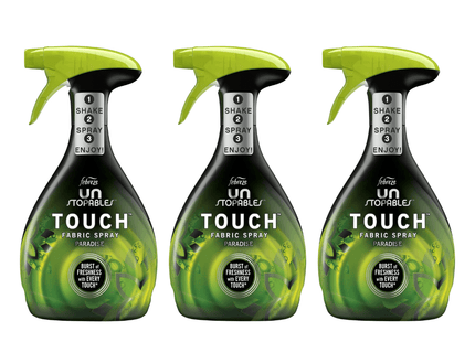 Febreze Unstopables Touch Fabric Spray Odor Fighter Paradise 16.9oz (3 Pack) - Household Supplies > Laundry Detergents