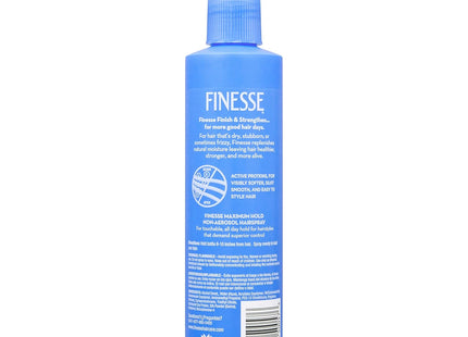 Finesse Finish + Strengthen Extra Hold Hairspray Aerosol Unisex 7oz (12 Pack) - Personal Care > Hair & Styling Products