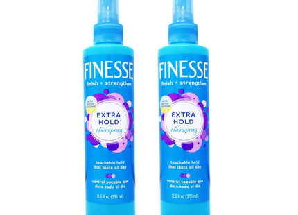 Finesse Finish + Strengthen Extra Hold Non-Aerosol HairSpray 8.5oz (2 Pack) - Personal Care > Hair & Styling Products