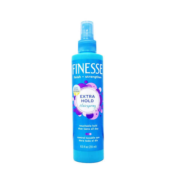 Finesse Finish + Strengthen Extra Hold Non-Aerosol HairSpray 8.5oz (12 Pack) - Personal Care > Hair & Styling Products