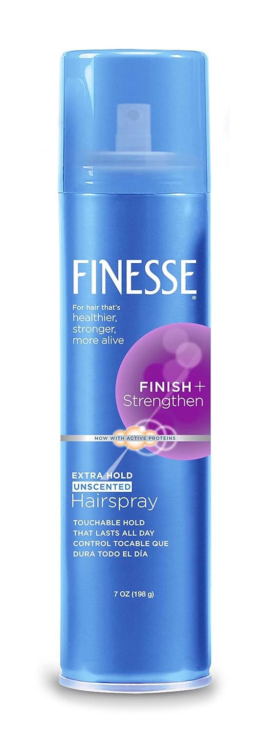 Finesse Self Adjusting Extra Hold HairSpray Unscented Unisex (12 Pack) - Personal Care > Hair & Styling Products