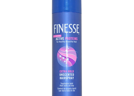 Finesse Self Adjusting Extra Hold HairSpray Unscented Unisex (12 Pack) - Personal Care > Hair & Styling Products