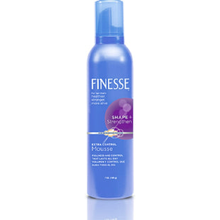 Finesse Self Adjusting Shape Plus Strengthen Extra Control Mousse 7oz (12 Pack) - Personal Care > Hair & Styling