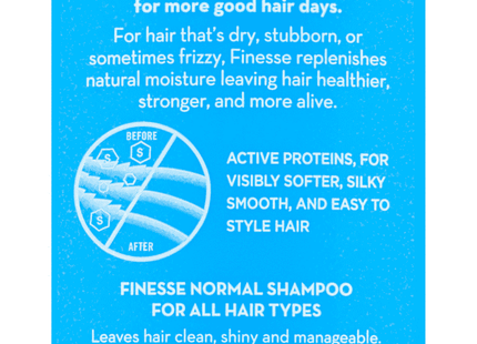 Finesse Texture Enhancing Restore & Strengthen Shampoo Unisex 13oz (2 Pack) - Personal Care > Hair Styling Conditioner