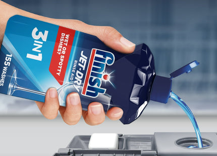 Finish Jet-Dry RinseAid Dishwasher Liquid Rinse & Drying Agent 16oz (4 Pack) - Household Supplies > Cleaning Products