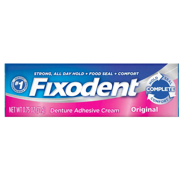 fixdent original toothpaste original, original, 4 ounce