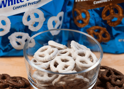 Flipz White Fudge Covered crunchy baked Pretzel sweet and salty 5oz - Food & Beverages > Snacks Pretzels Nibbles