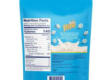 a close up of a bag of cereal with a nutrition label