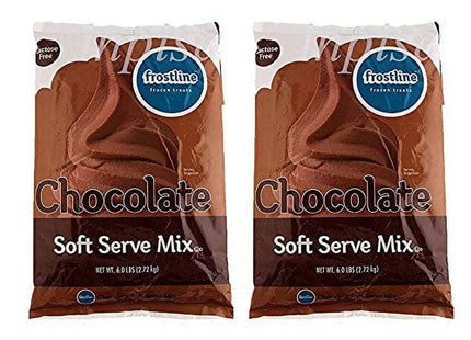 Frostline Non-Dairy Soft Serve Chocolate Mix Fat Free Gluten 6Lb (12 Pack) - Food & Beverages > Pantry Ice Cream