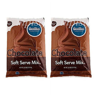 Frostline Non-Dairy Soft Serve Chocolate Mix Fat Free Gluten 6Lb (2 Pack) - Food & Beverages > Pantry Ice Cream