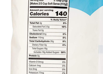 Frostline Vanilla Soft Serve Ice Cream Mix Lactose Free 6 Pounds (2 Pack) - Food & Beverages > Pantry