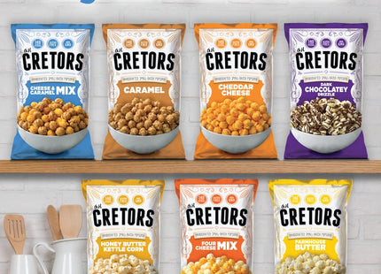 G.H. Cretors Popped Corn Just The Caramel Gluten-Free 8oz (12 Pack) - Food & Beverages > Snacks Popcorn
