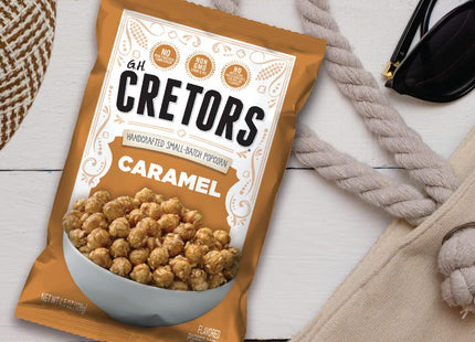 G.H. Cretors Popped Corn Just The Caramel Gluten-Free 8oz (12 Pack) - Food & Beverages > Snacks Popcorn