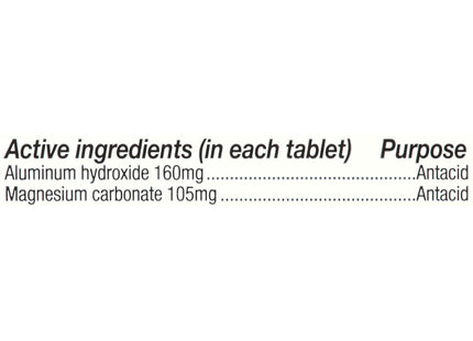 Gaviscon Extra Strength Chewable Antacid Tablets Original Flavor 100ct (24 Pack) - Health Care > Over-the-Counter