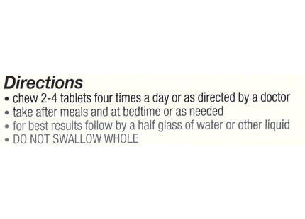 Gaviscon Extra Strength Chewable Antacid Tablets Original Flavor 100ct (24 Pack) - Health Care > Over-the-Counter