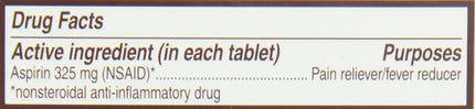 a computer screen showing the information for the drug